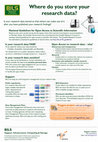 Research paper thumbnail of Where do you store your research data