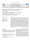 Research paper thumbnail of Ring-opening metathesis polymerization for the preparation of norbornene-based weak cation-exchange monolithic capillary columns