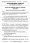 Research paper thumbnail of Mobile Cloud Computing and Security Challenges