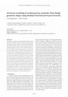 Research paper thumbnail of 2D inverse modeling of residual gravity anomalies from Simple geometric shapes using Modular Feed-forward Neural Network