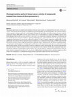 Research paper thumbnail of Chemopreventive and anti-breast cancer activity of compounds isolated from leaves of Abrus precatorius L