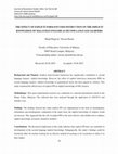 Research paper thumbnail of The Effect of Explicit Form-Focused Instruction on the Implicit Knowledge of Malaysian English as Second Language Learners