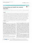 Research paper thumbnail of Incorporating one health into medical education