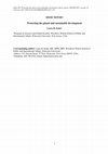 Research paper thumbnail of Protecting the planet and sustainable development