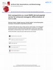 Research paper thumbnail of Zein nanoparticle as a novel BMP6 derived peptide carrier for enhanced osteogenic differentiation of C2C12 cells