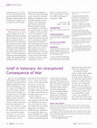 Research paper thumbnail of Grief in Veterans: An Unexplored Consequence of War