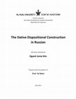 Research paper thumbnail of The Dative Dispositional Construction in Russian