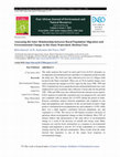 Research paper thumbnail of Assessing the Inter-Relationship between Rural Population Migration and Environmental Change in the Dano Watershed, Burkina Faso