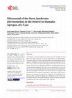 Research paper thumbnail of Ultrasound of the Siren Syndrome (Sirenomelia) in the District of Bamako Apropos of a Case