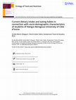 Research paper thumbnail of Current dietary intake and eating habits in connection with socio-demographic characteristics of students of Nangui Abrogoua University of Côte d’Ivoire