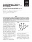 Research paper thumbnail of Nanoscale Aggregation Properties of Neuroprotective Carboxyfullerene (C3) in Aqueous Solution