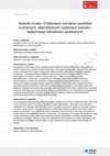 Research paper thumbnail of Kwestia smaku. O klasowym wymiarze upodobań kulinarnych, alternatywnych systemach wartości i legitymizacji nierówności społecznych