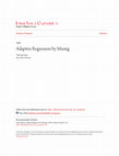 Research paper thumbnail of Adaptive Regression by Mixing