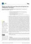 Research paper thumbnail of Tapping into Plant–Microbiome Interactions through the Lens of Multi-Omics Techniques