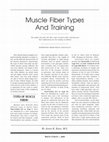 Research paper thumbnail of Muscle Fiber Types and Training Types of Muscle Fibers