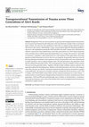 Research paper thumbnail of Transgenerational Transmission of Trauma across Three Generations of Alevi Kurds