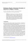 Research paper thumbnail of Preliminary Results of Numerical Simulation of Slug Flow in a Regular T-Junction