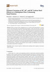 Research paper thumbnail of Erosion–Corrosion of 30°, 60°, and 90° Carbon Steel Elbows in a Multiphase Flow Containing Sand Particles