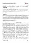 Research paper thumbnail of Image Processing Techniques in Shockwave Detection and Modeling