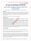 Research paper thumbnail of Scada in Power Systems