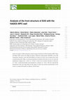 Research paper thumbnail of Analysis of the front structure of EAS with the HADES tRPC wall