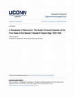 Research paper thumbnail of A Geography of Repression. The Spatio-Temporal Analysis of the First Years of the Special Tribunal in Fascist Italy, 1925-1928