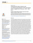 Research paper thumbnail of Osteoarthritis, labour division, and occupational specialization of the Late Shang China - insights from Yinxu (ca. 1250 - 1046 B.C.)