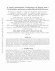 Research paper thumbnail of A compact and modular x- and gamma-ray detector with a CsI scintillator and double-readout Silicon Drift Detectors