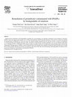 Research paper thumbnail of Remediation of groundwater contaminated with DNAPLs by biodegradable oil emulsion