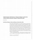 Research paper thumbnail of Familiar Strangers: North Koreans as "Dangerous Refugees" and the Crisis of Korean Chinese Community in Zhang Lu's Dooman River (2010)