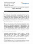 Research paper thumbnail of Organizational Culture and Work Stress among Bank Employees