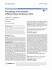 Research paper thumbnail of Proceedings of the Frontiers of Retrovirology Conference 2016