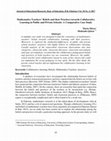 Research paper thumbnail of Mathematics Teachers' Beliefs and Their Practices towards Collaborative Learning in Public and Private Schools: A Comparative Case Study