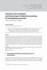 Research paper thumbnail of Towards a new ecological and human type of national accounting for developing economies (The CARE/TDL model) (to be continued)