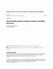 Research paper thumbnail of Brave storytelling: Diasporic Indigenous students, vulnerability, and the arts