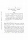 Research paper thumbnail of On the size of subsets of $\mathbb{F}_q^n$ avoiding solutions to linear systems with repeated columns