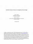 Research paper thumbnail of The Effect of Income Taxation on Consumption and Labor Supply