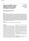 Research paper thumbnail of Implementing HPWS among the indigenous companies in China