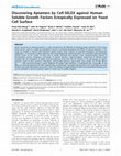 Research paper thumbnail of Discovering Aptamers by Cell-SELEX against Human Soluble Growth Factors Ectopically Expressed on Yeast Cell Surface