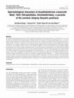 Research paper thumbnail of Spermatological characters of Acanthobothrium crassicolle Wedl, 1855 (Tetraphyllidea, Onchobothriidae), a parasite of the common stingray Dasyatis pastinaca