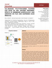 Research paper thumbnail of TIO2-ENABLED Polyvynylidene Fluoride for Palm Oil Mill Effluent Treatment: Effects of Membrane Morphology and Aeration on Flux and Suspended Solid Removal