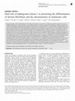 Research paper thumbnail of Dual role of sphingosine kinase-1 in promoting the differentiation of dermal fibroblasts and the dissemination of melanoma cells