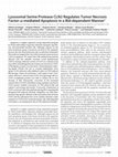 Research paper thumbnail of Lysosomal Serine Protease CLN2 Regulates Tumor Necrosis Factor-α-mediated Apoptosis in a Bid-dependent Manner