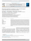 Research paper thumbnail of Photocatalytic degradation of ciprofloxacin drug in water using ZnO nanoparticles