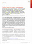 Research paper thumbnail of Ten facts about land systems for sustainability