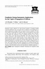 Research paper thumbnail of Familiarity During Immaturity: Implications for the Captive Propagation of Gibbons