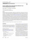 Research paper thumbnail of Genetic variability of Prunus padus (Rosaceae) elaborates “a new Eurasian phylogeographical paradigm”