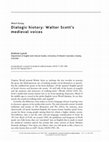 Research paper thumbnail of Dialogic history: Walter Scott’s medieval voices