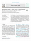 Research paper thumbnail of Thermochemical changes on swelling pressure of compacted bentonite