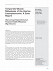 Research paper thumbnail of Temporalis muscle metastasis of the uterine leiomyosarcoma: a case report